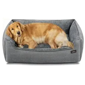Songmics Hundekorb 100 x 75 x 25 cm grau