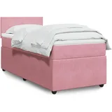 vidaXL Boxspringbett 180 x 200 cm Rosa