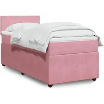 vidaXL Boxspringbett 180 x 200 cm Rosa