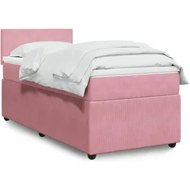 vidaXL Boxspringbett 180 x 200 cm Rosa