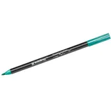 edding 4200 Porzellanpinselstift - türkis - 10 Stifte - Pinselspitze 1-4 mm - Filzstift zum Beschriften u. Dekorieren von Keramik, Porzellan - spülmaschinenfest, lichtechte Tinte, schnell trocknend