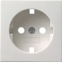 Gira Abdeckung rws-gl f. Schuko-Steckdose 092003