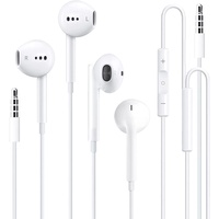 für 3.5mm In-Ear kopfhörer mit Kabel in Ear Ohrhörer mit Mikrofon und Lautstärkeregler für iPhone, iPod, iPad, MP3, Huawei, Samsung, Leichte mit 3.5mm