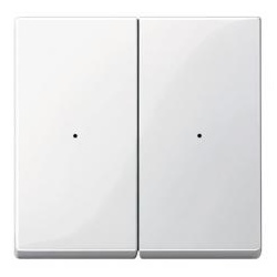 Merten Wippen für Tastermodul 2fach, System M (polarweiß glänzend)