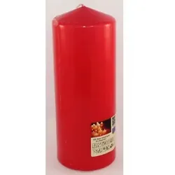 Stumpenkerze rot 80x200mm