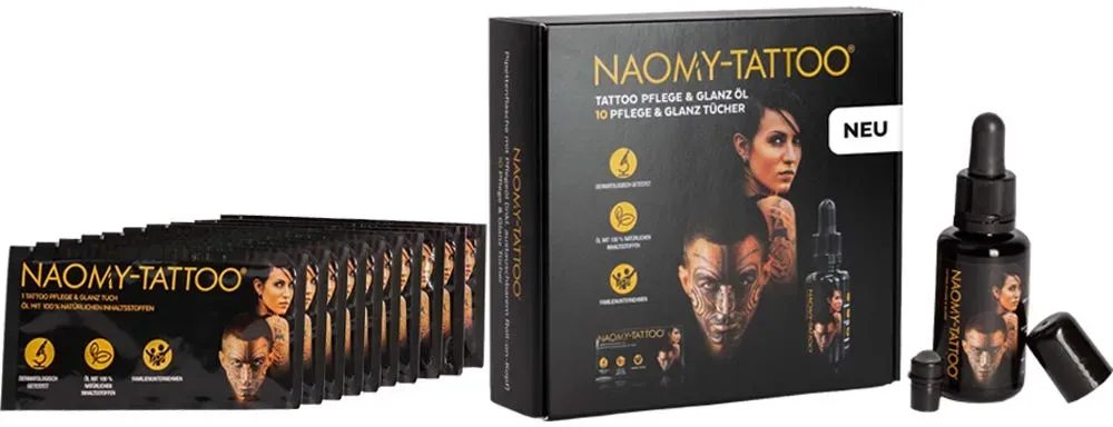 Naomy-Tattoo Glanz- und Pflege Big Set
