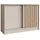 beautysofa Horizon 121 x 85 x 43,5 cm Beige / Schwarz