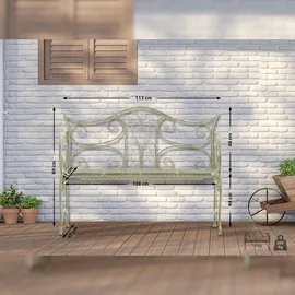 CLP Tara 113 x 47 x 89 cm antik weiß