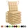 LAVEA Sitzkissen 40 x 40 x 3 cm beige 8-tlg.
