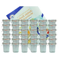 Mambocat 36er Set Weck Gläser 160 ml Sturzgläser mit