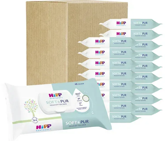 Preisvergleich Produktbild HIPP Babysanft Tücher Soft & Pur