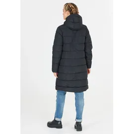 Whistler Wintermantel "Amaret", Damen, Gr. 42, schwarz, 100% Polyester, unifarben, lang, ohne Ausschnitt, Mäntel Wintermantel, mit Kunstdaunenpolster und 2-Wege-Reißverschluss