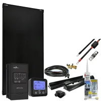 Offgridtec Offgridtec® MobileBlack XL 180W Wohnmobil Solaranlage 30A MPPT DUO Laderegler PERC