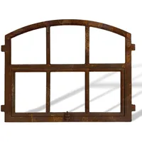 aubaho Stallfenster Eisenfenster zum Öffnen Scheunenfenster Rost 68x56cm Antik-Stil