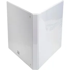 Exacompta Präsentationsringbuch 51021E, A5, Ø 20mm, aus PP, weiß, 3 Außentaschen