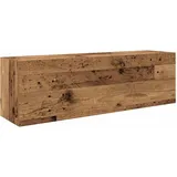 vidaXL Bad-Wandschrank Altholz-Optik 100x25x30 cm Holzwerkstoff