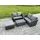 fimous Gartenlounge-Set 5-tlg. Dunkelgrau