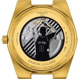 TISSOT PRX POWERMATIC 80 DAMIAN LILLARD SPECIAL EDITION T137.407.33.051.00 Herrenarmbanduhr Retro