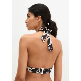 Marc O'Polo Bikini-Top Damen Schwarz/Weiß M (40)