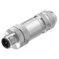 Weidmüller 1892120001 Sensor-/Aktor-Steckverbinder, unkonfektioniert M12 Stecker, gerade Polzahl: 4