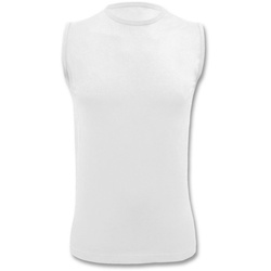 Basic Shirt Ärmellos weiss, Größe L