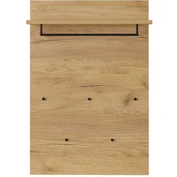 Garderobe in Wildeichefarben 75 cm breit und 110 cm hoch