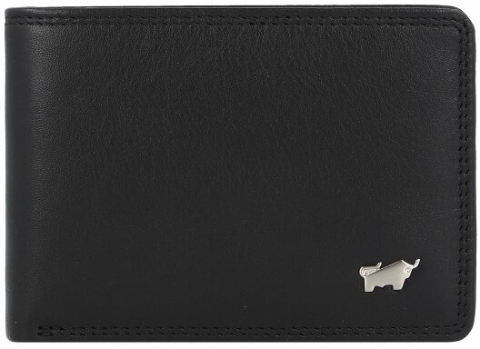 Braun Büffel Golf Secure Geldbörse RFID Leder 10,5 cm schwarz