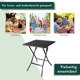 Lemodo Klapptisch 62 x 62 cm schwarz