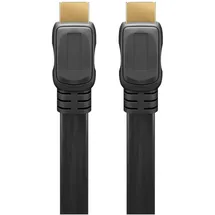 goobay HDMI-Kabel 61277 HDMI-A Stecker HDMI-A Stecker 1 m Schwarz