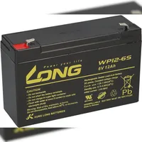 KungLong Bleiakku kompatibel Defibrillator 8340 6V 12Ah AGM Blei 10Ah