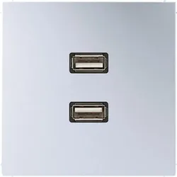 JUNG Multimedia-Anschluss alu MA AL 1153