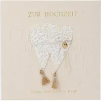 DEPESCHE 13593.48 Klappkarte Paper Love Glückwunsch-Karte zur Hochzeit, mit