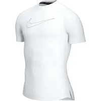 Nike Pro Dri-FIT Funktionsshirt kurzarm Herren white/black/black XL