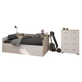 58 aufm Kessel KINDERZIMMER SET Parisot Sleep 3-tlg. Holzdekor Weiß/Eiche