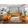 Home Affaire Polstergarnitur HOME AFFAIRE "Drago elegant und zeitlos, komfortabel, moderne Formensprache", gold, H:81cm T:90cm, 100% Polyester, Sitzmöbel-Sets, Set 3-2-1, bequem, versch. Stoffe, inkl. 2 Zierkissen