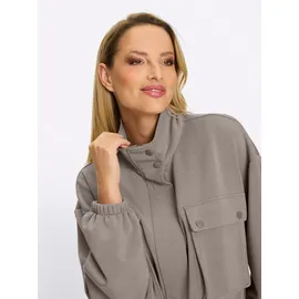Heine Jersey-Jacke braun 44