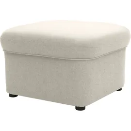 DOMO collection Hocker Faenza Polyester 60 x 41 x 60 cm Beige