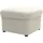 DOMO collection Hocker Faenza Polyester 60 x 41 x 60 cm Beige