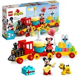 LEGO DUPLO | Disney Mickys und Minnies Geburtstagszug, Zug-Spielzeug mit Kuchen