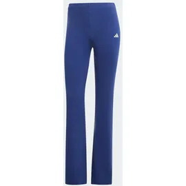 adidas Essentials Small Logo Flared, Leggings - Dark Blue / White - M in Blau DKBLUE/WHITE