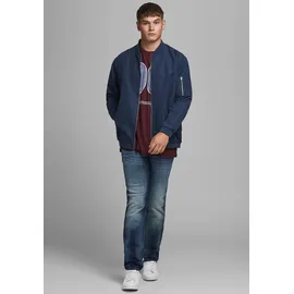 Jack & Jones PlusSize RUSH BOMBER blau 6XL