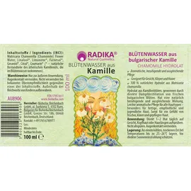 Bioherba Blütenwasser aus Kamille 100 ml