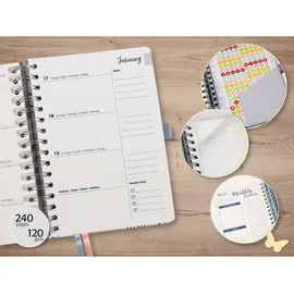 Sigel Spiral-Kalender Jolie Good Vibes 2026