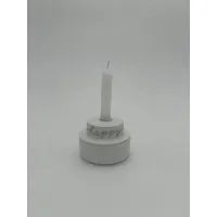 r√§der design Lichttörtchen Happy Birthday D.7 cm H.4,9 cm Tischdeko