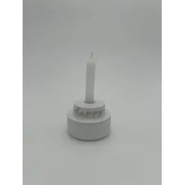 r√§der design Lichttörtchen Happy Birthday D.7 cm H.4,9 cm Tischdeko