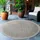 Ayyildiz Outdoor-Teppich Giza 1410 Grau 160 cm x 160 cm