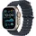 Apple Watch Ultra 2 GPS + Cellular 49 mm Titangehäuse natur, Ocean Armband marine