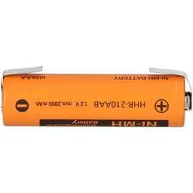 Panasonic Akku AA 1,2V 2080mAh HHR210AA Mignon U-Lötfahne