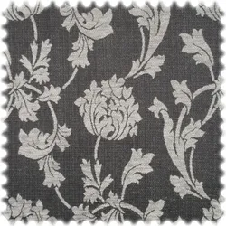 Recycelter Jacquard Möbelstoff Teneriffa Grau