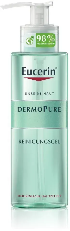 Eucerin DermoPure Reinigungsgel – Gegen Pickel und unreine Haut – Effektive und gleichzeitig sanfte Reinigung